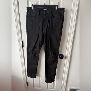 Express Men's Black skinny Jeans 31x30